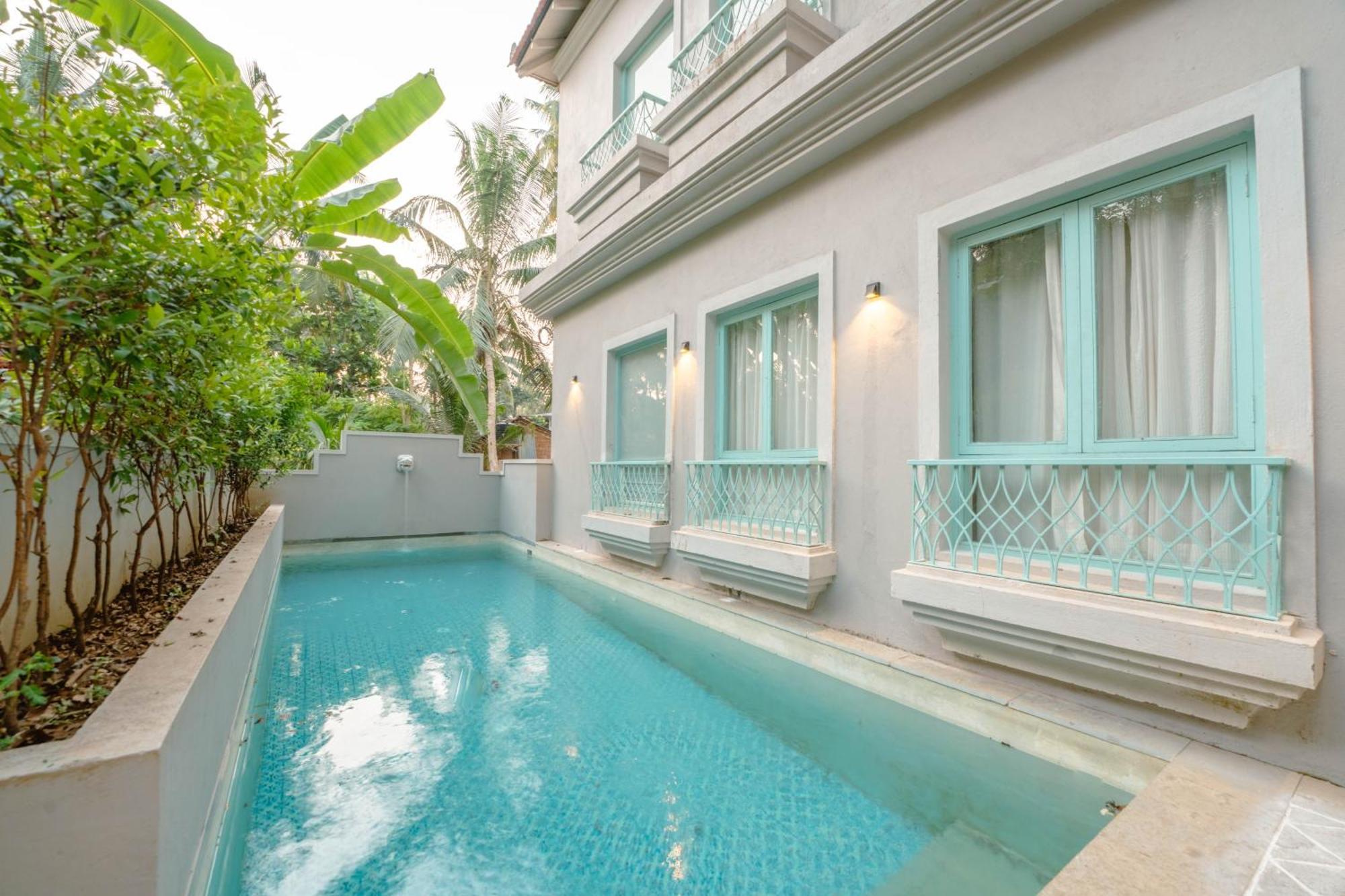 Barcelona Villas At Love Story Siolim- 3Bhk Private Pool Villas Exterior photo